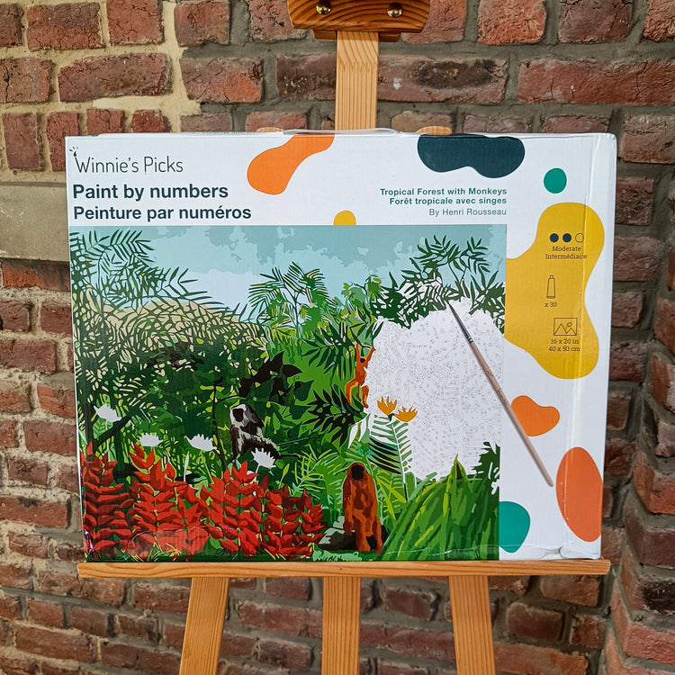 Forêt tropicale avec singes, d'Henri Rousseau