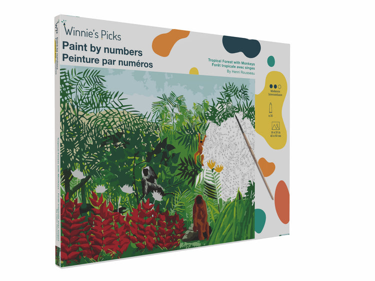 Forêt tropicale avec singes, d'Henri Rousseau