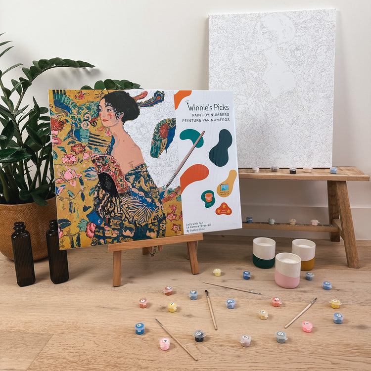 Lady with a Fan, by Gustav Klimt