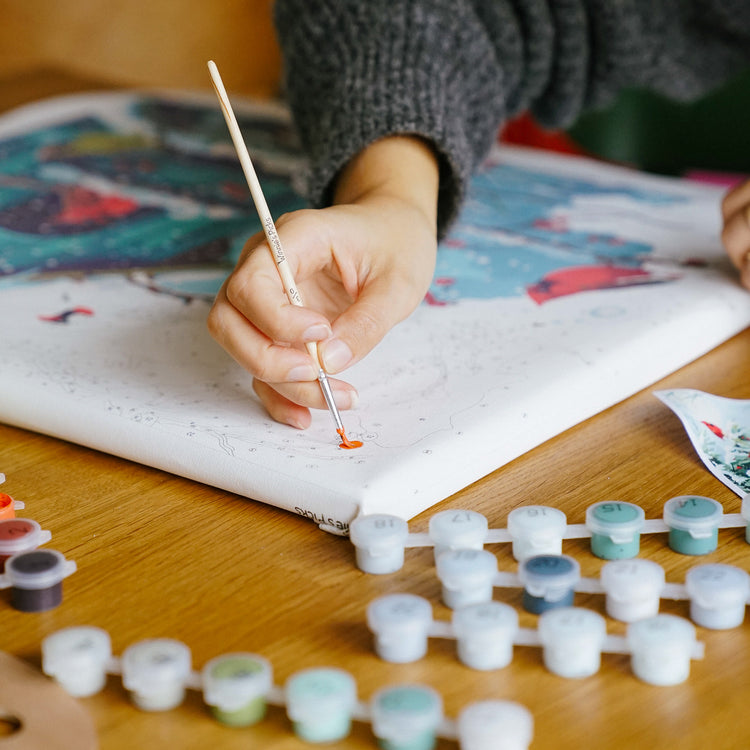 Cottage enneigé des cardinaux