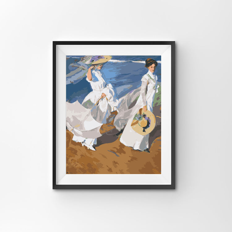 Promenade au Bord de la Mer, de Joaquín Sorolla