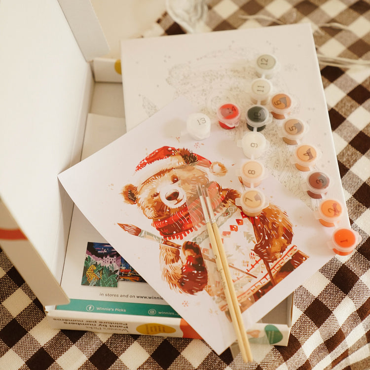 The Christmas Artist Bear