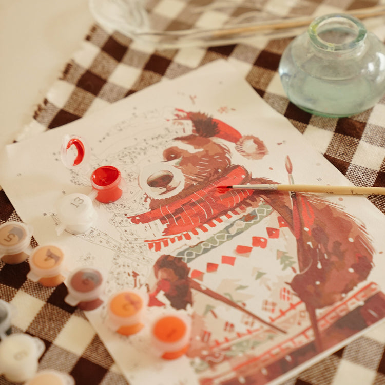 The Christmas Artist Bear