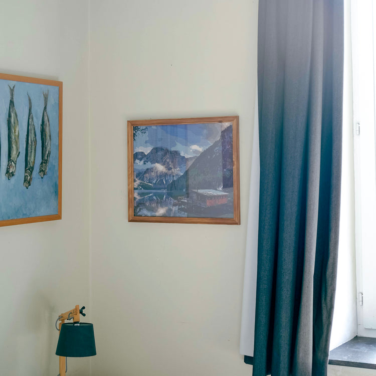 A Norwegian fjord cabin