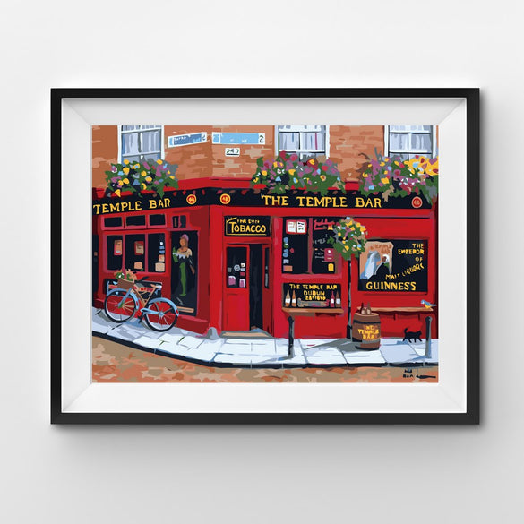 Painting By Number Irish Pub In Ireland