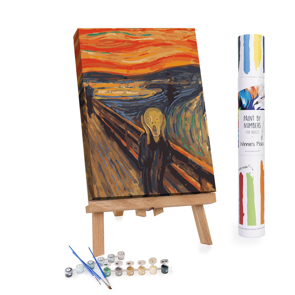 The Scream Paint by Numbers, Edvard Munch