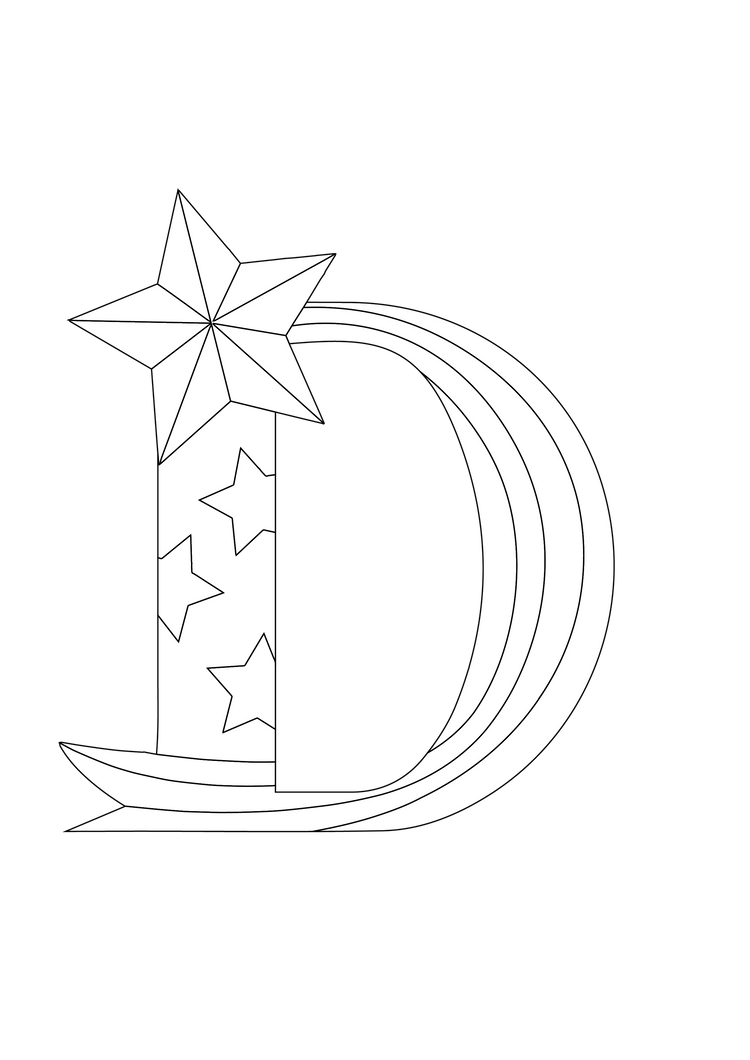 Free Letter D Painting Ideas