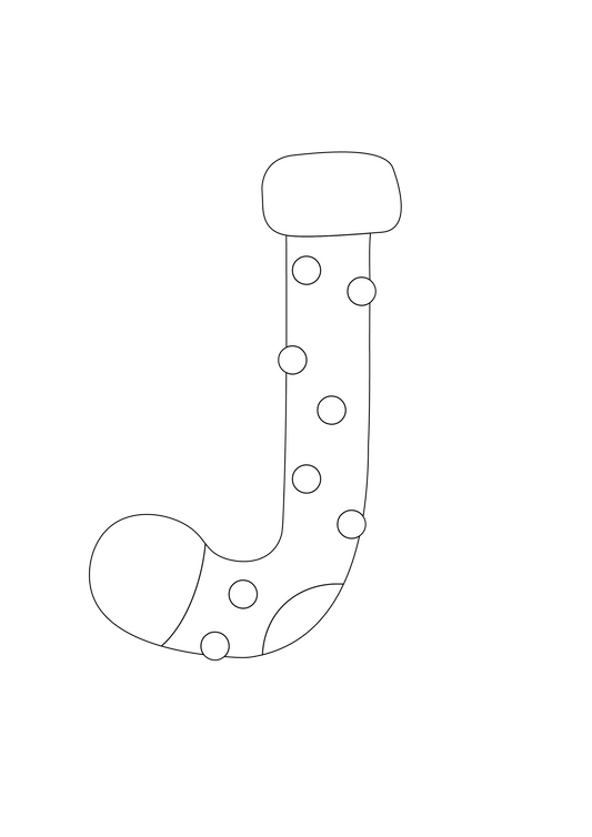 Free Letter J Painting Ideas