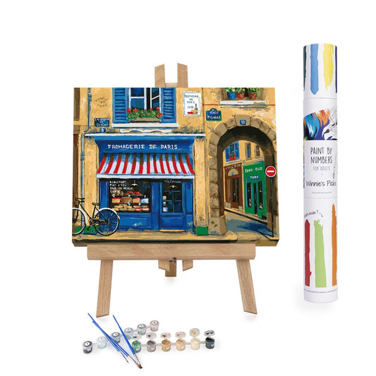 Paint By Numbers Adults Cheese Shop in Paris