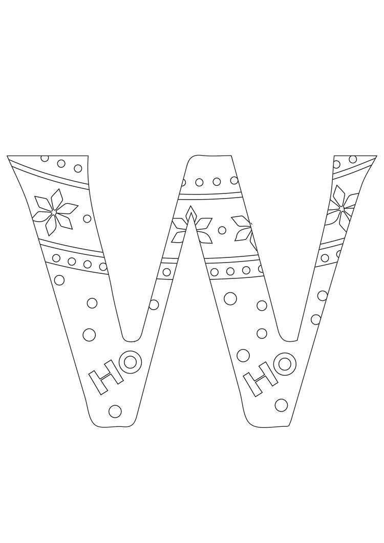 Free Letter W Painting Ideas