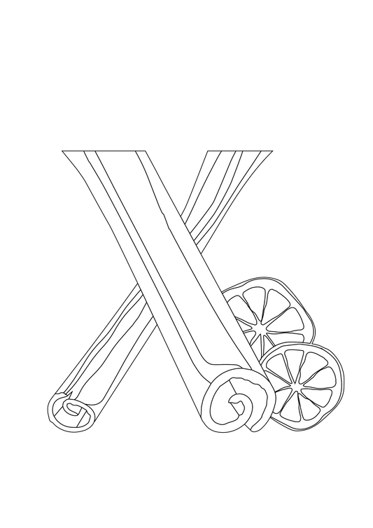 Free Letter X Painting Ideas