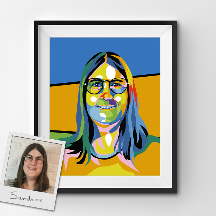 Custom Pop Art Paint by Numbers