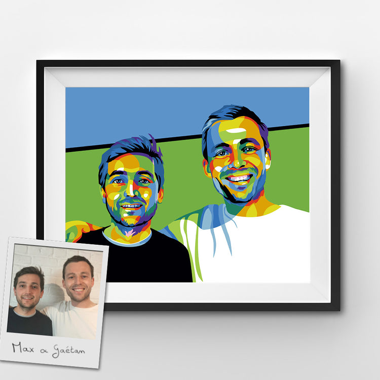 Custom Pop Art Paint by Numbers