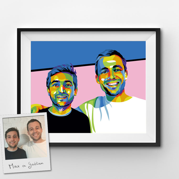 Custom Pop Art Paint by Numbers