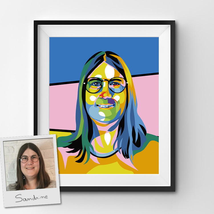 Custom Pop Art Paint by Numbers