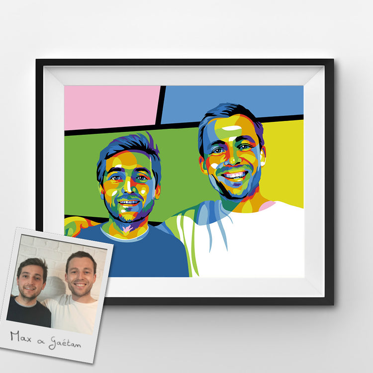 Custom Pop Art Paint by Numbers