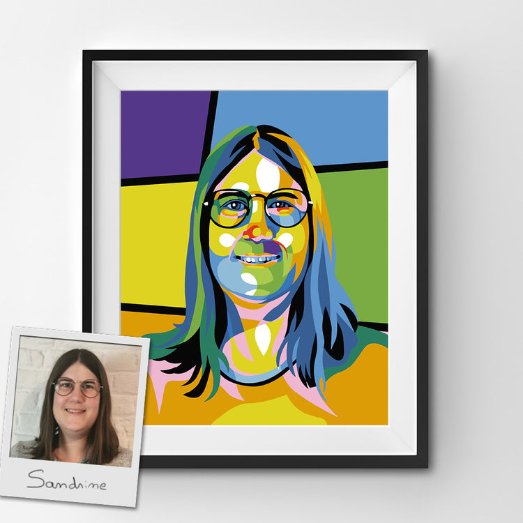 Custom Pop Art Paint by Numbers