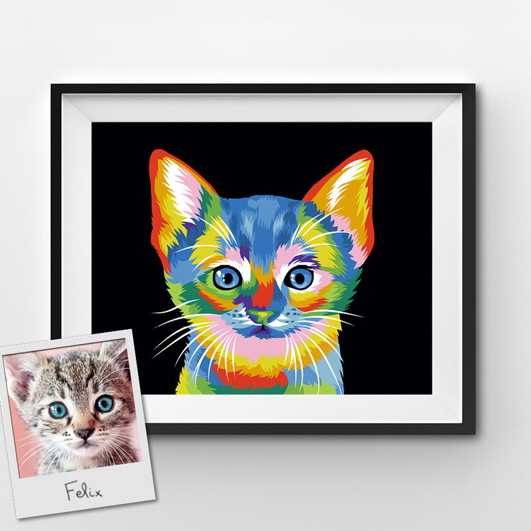 Custom Pop Art Paint by Numbers