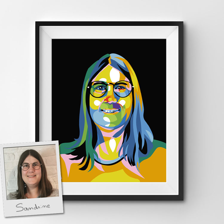 Custom Pop Art Paint by Numbers