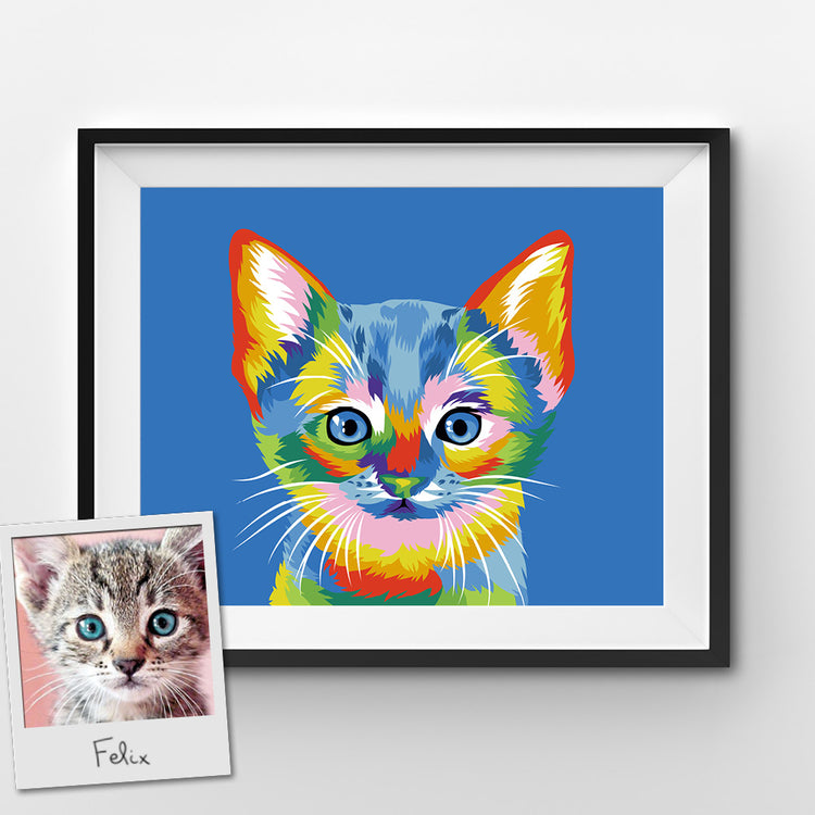 Custom Pop Art Paint by Numbers
