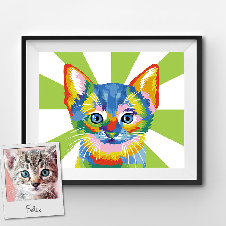 Custom Pop Art Paint by Numbers