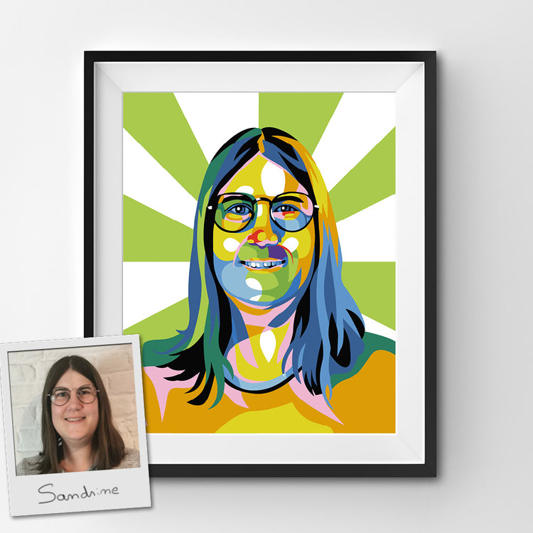 Custom Pop Art Paint by Numbers