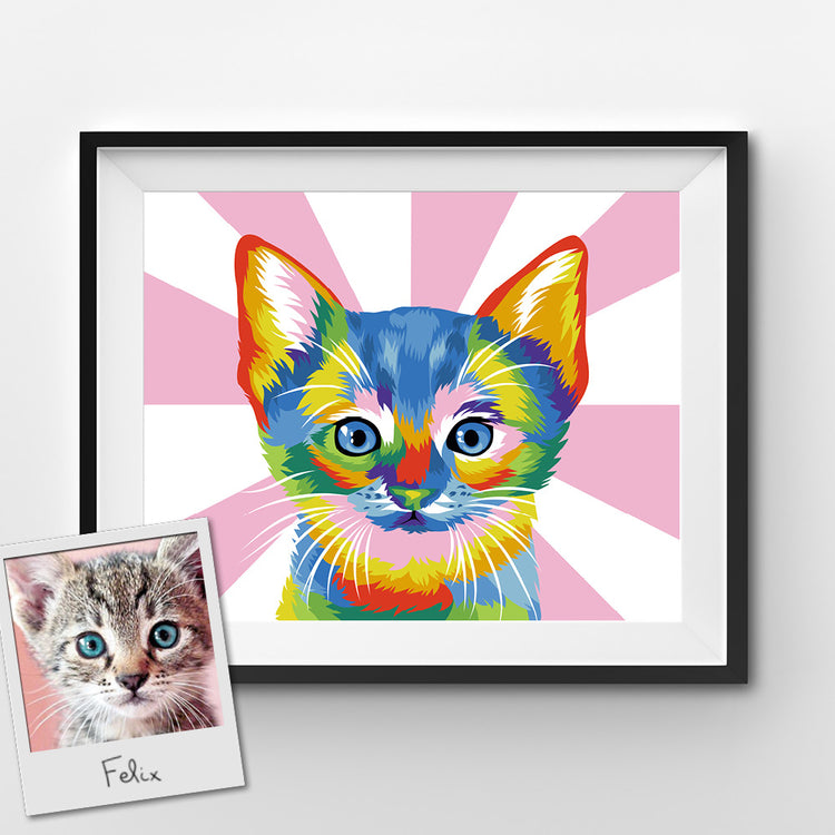 Custom Pop Art Paint by Numbers