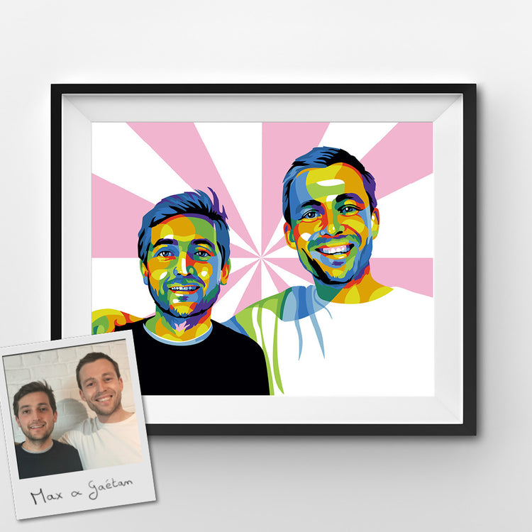 Custom Pop Art Paint by Numbers
