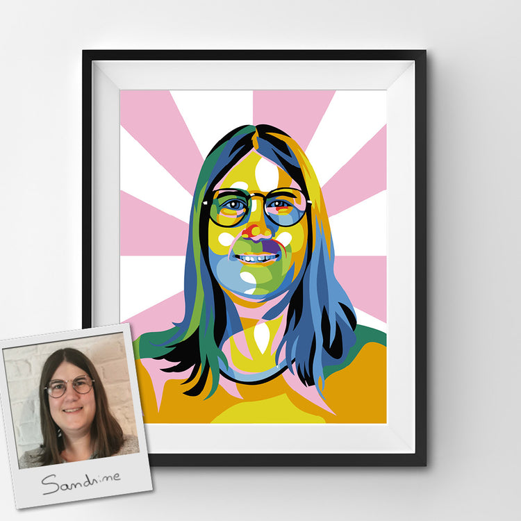 Custom Pop Art Paint by Numbers