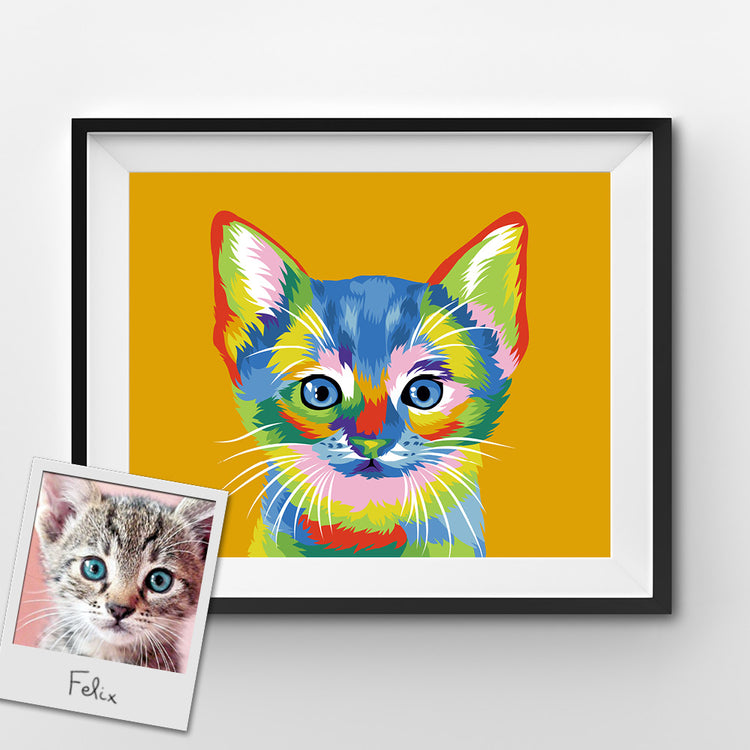 Custom Pop Art Paint by Numbers