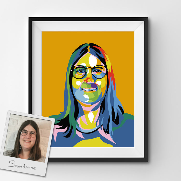 Custom Pop Art Paint by Numbers