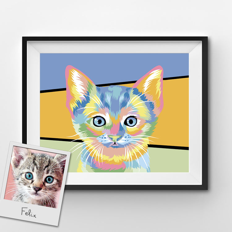 Custom Pop Art Paint by Numbers