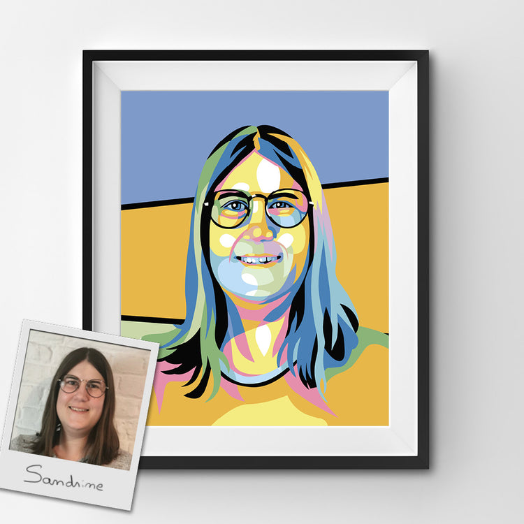 Custom Pop Art Paint by Numbers