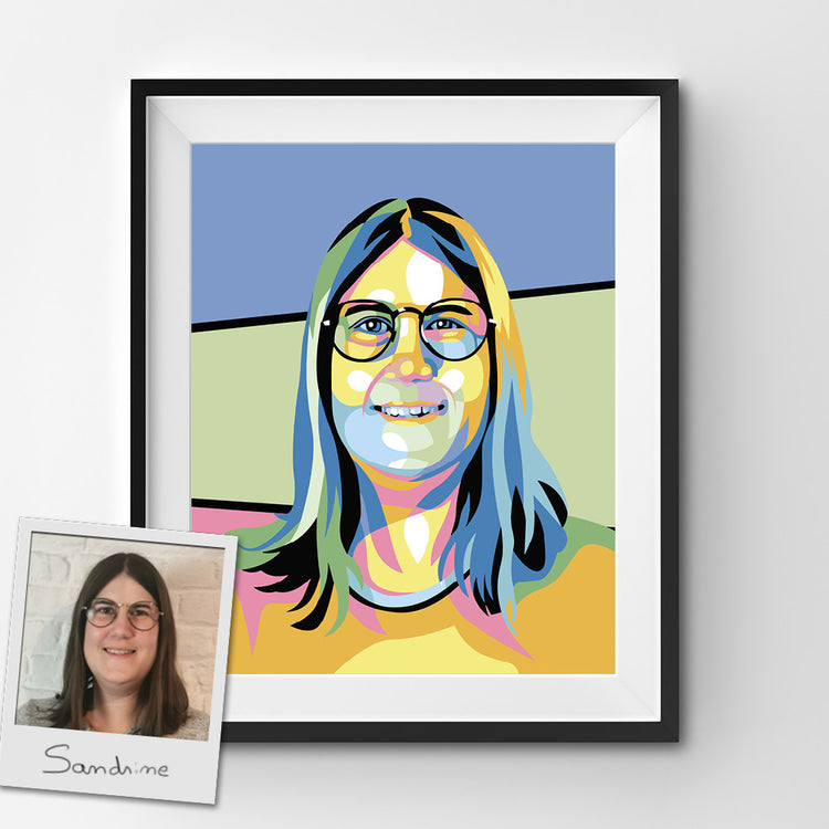 Custom Pop Art Paint by Numbers