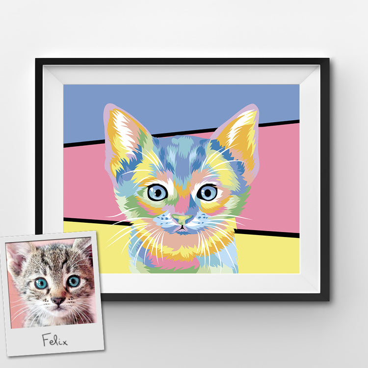 Custom Pop Art Paint by Numbers