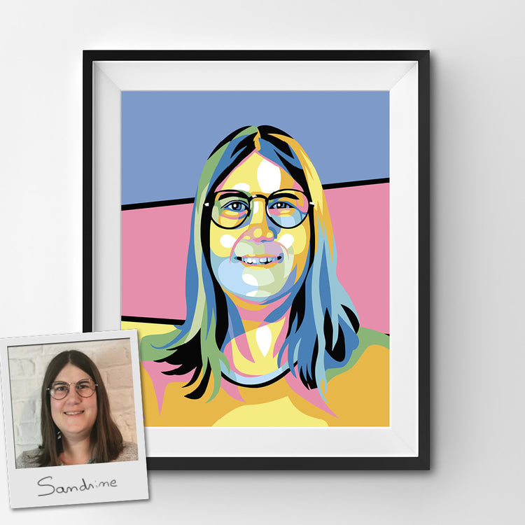 Custom Pop Art Paint by Numbers