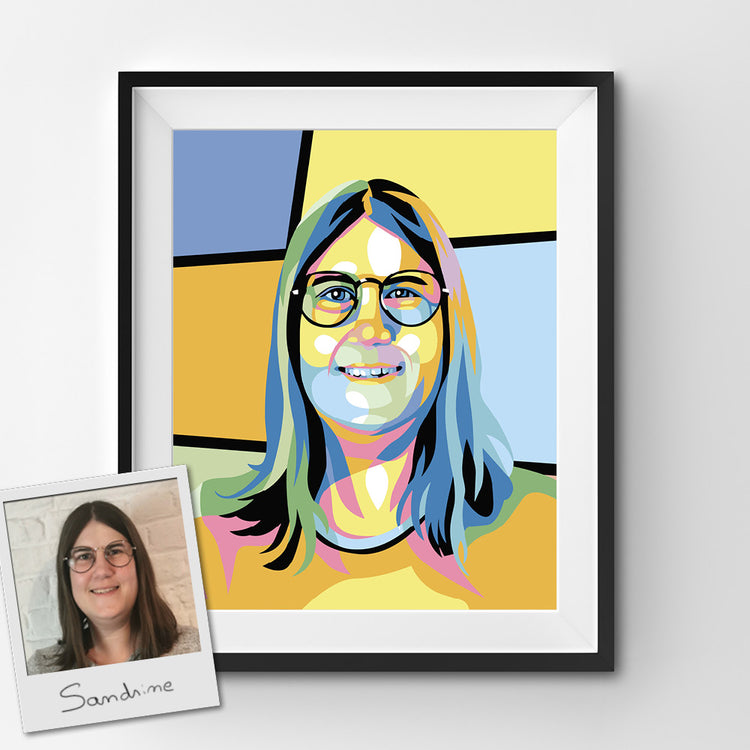 Custom Pop Art Paint by Numbers