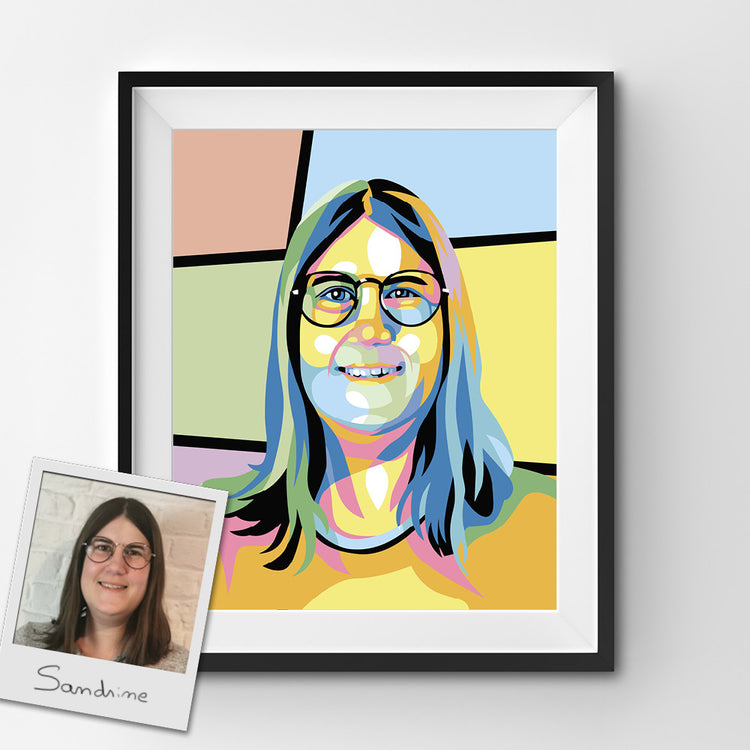 Custom Pop Art Paint by Numbers
