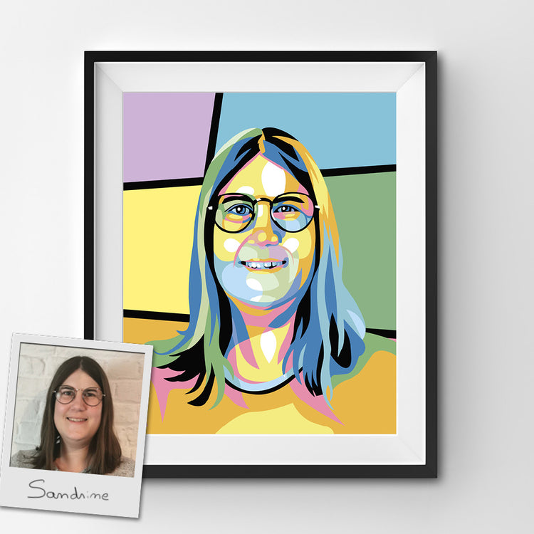 Custom Pop Art Paint by Numbers