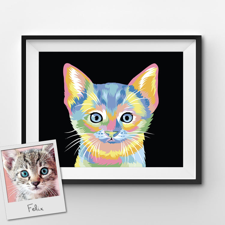 Custom Pop Art Paint by Numbers