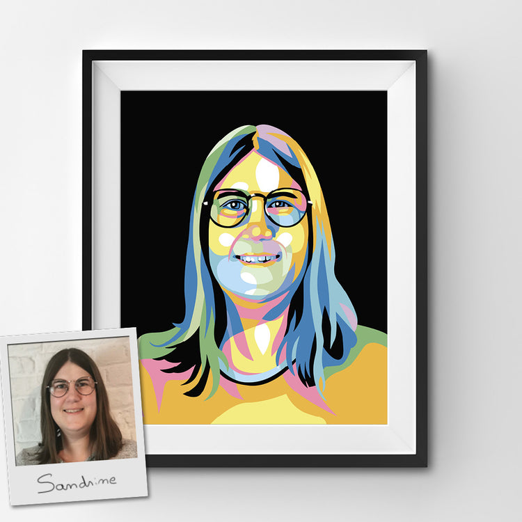 Custom Pop Art Paint by Numbers