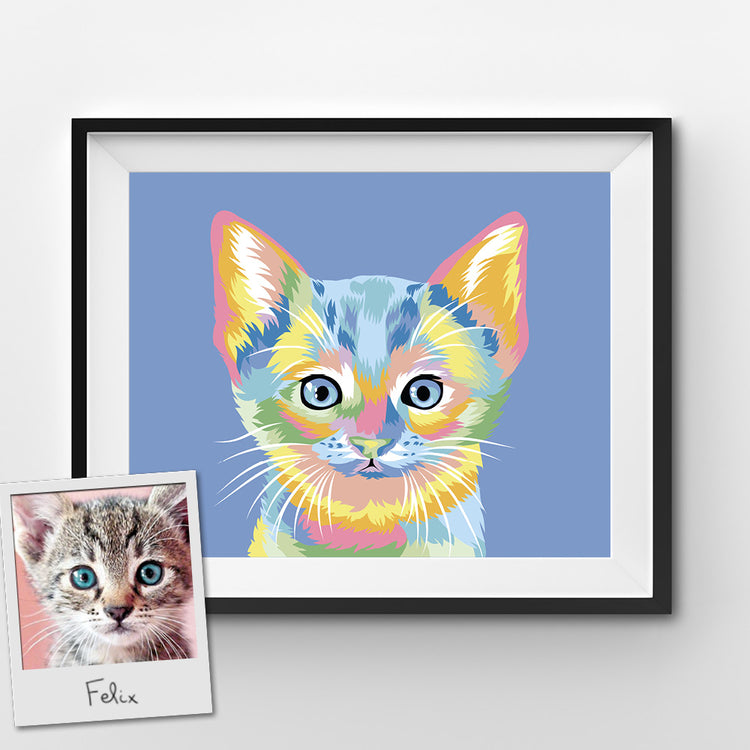 Custom Pop Art Paint by Numbers