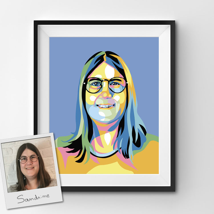 Custom Pop Art Paint by Numbers