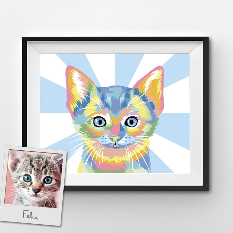 Custom Pop Art Paint by Numbers