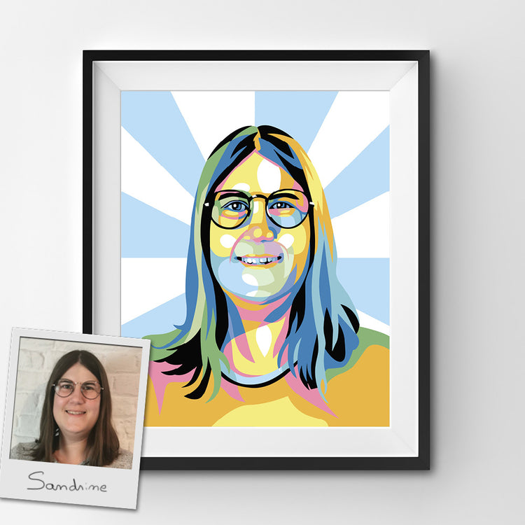 Custom Pop Art Paint by Numbers