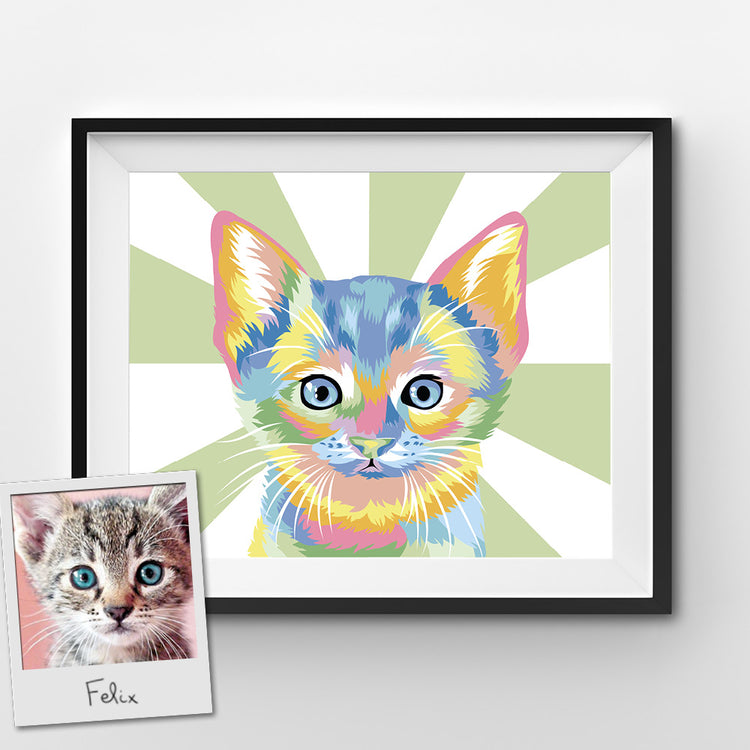 Custom Pop Art Paint by Numbers