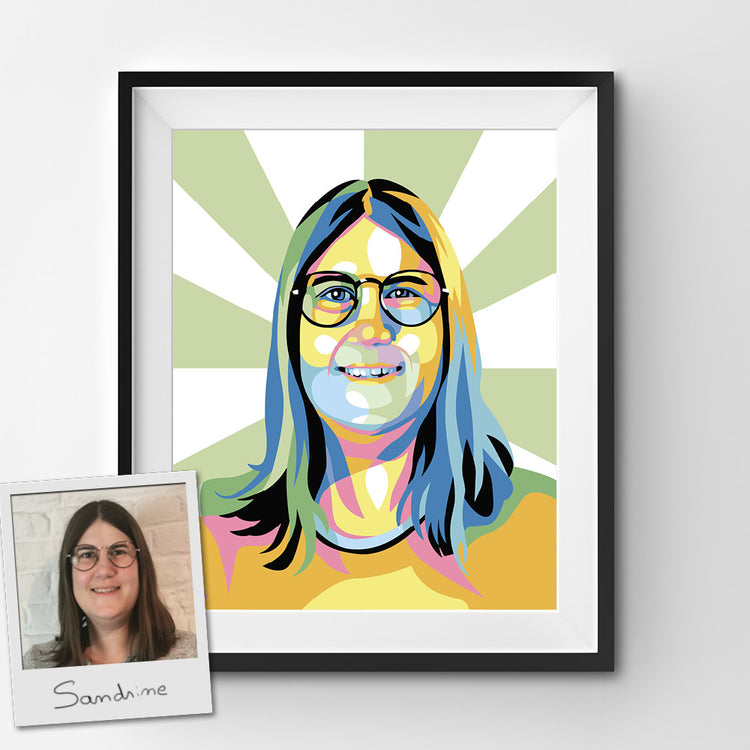 Custom Pop Art Paint by Numbers