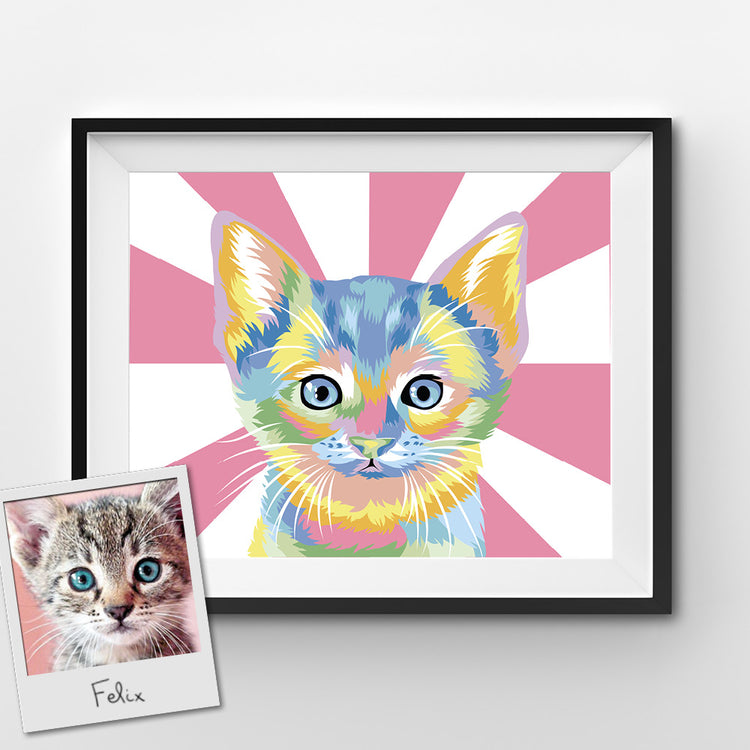 Custom Pop Art Paint by Numbers