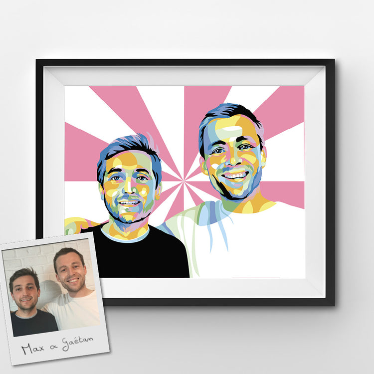 Custom Pop Art Paint by Numbers