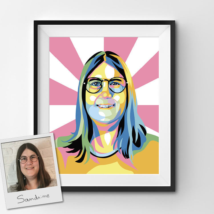 Custom Pop Art Paint by Numbers